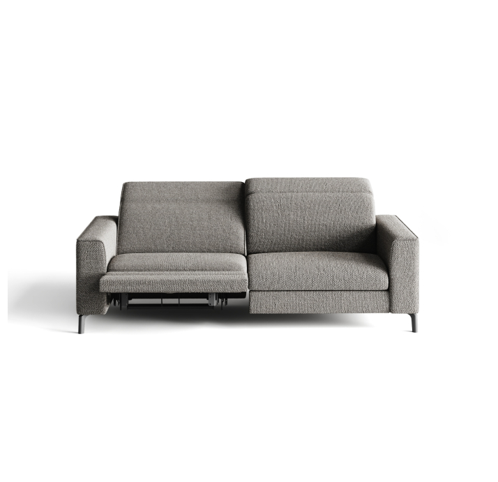 Диван FRATINO B100-220-100B/56/AMIRI CARBON/BULTEX/01BL/R
