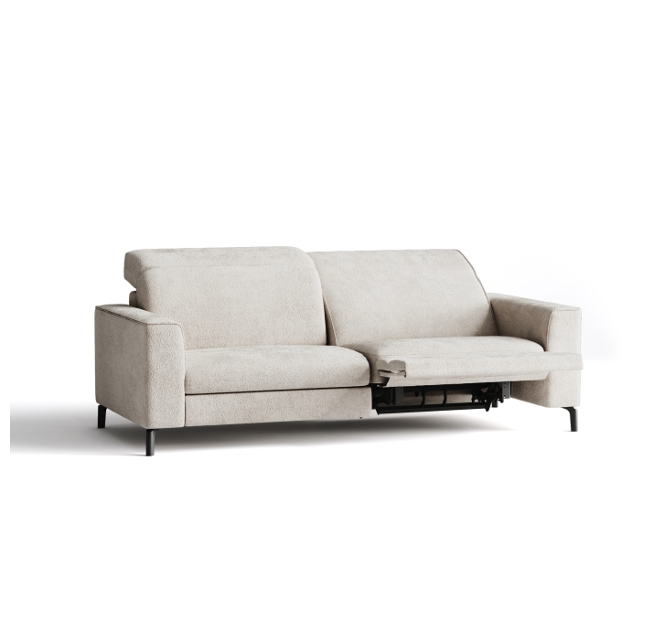 Диван FRATINO B100-220-100B/56/VIVA OFFWHITE/BULTEX/01BL/R
