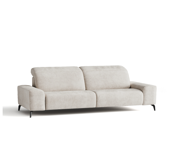 Диван ROMANO B100-220-100B/55/VIVA ANGORA /VISCOTEX/01BL/E,E,MR