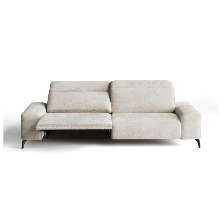 Диван ROMANO B100-220-100B/55/VIVA ANGORA /VISCOTEX/01BL/E,E,MR