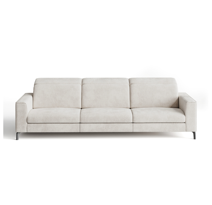 Диван FRATINO B101-280-101B/56/VIVA OFFWHITE/BULTEX/01BL/R,E,E,E