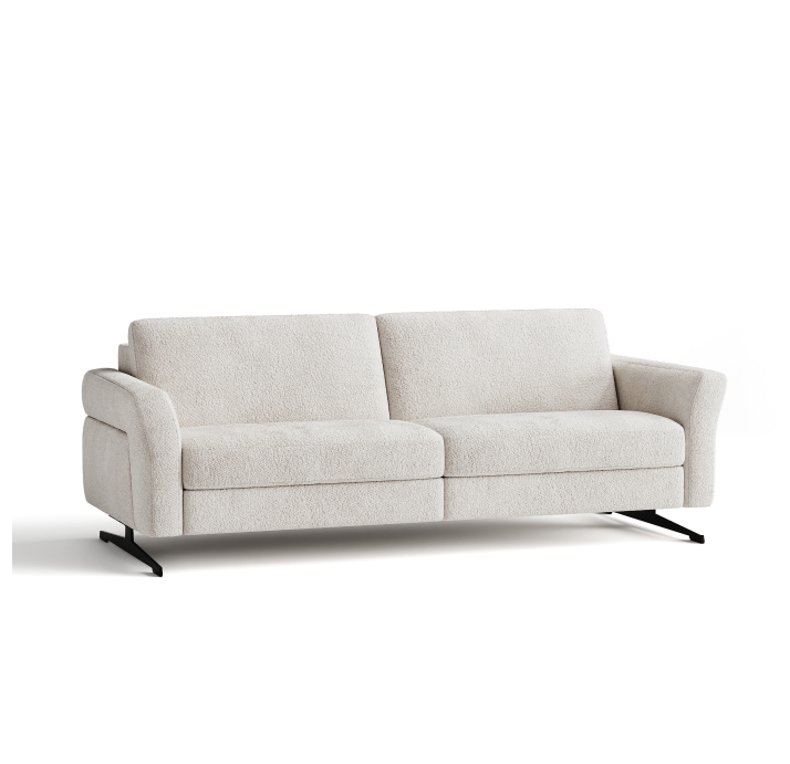 Диван TAMOUR B93-220-93B/54/VIVA OFFWHITE/BULTEX/01BL/