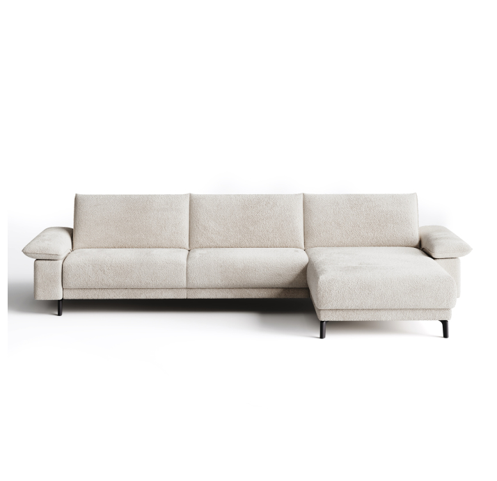 Диван MATHEO B100-280-100B/58/VIVA ANGORA /DYNASPRING/03BL/E,E,E