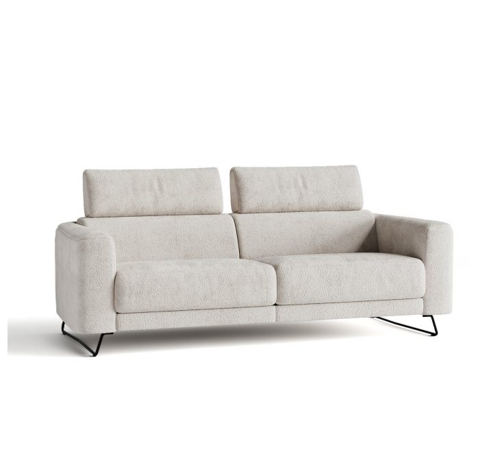 Диван MATHEO B100-220-100B/58/VIVA ANGORA /DYNASPRING/03BL/E,Z,E,R
