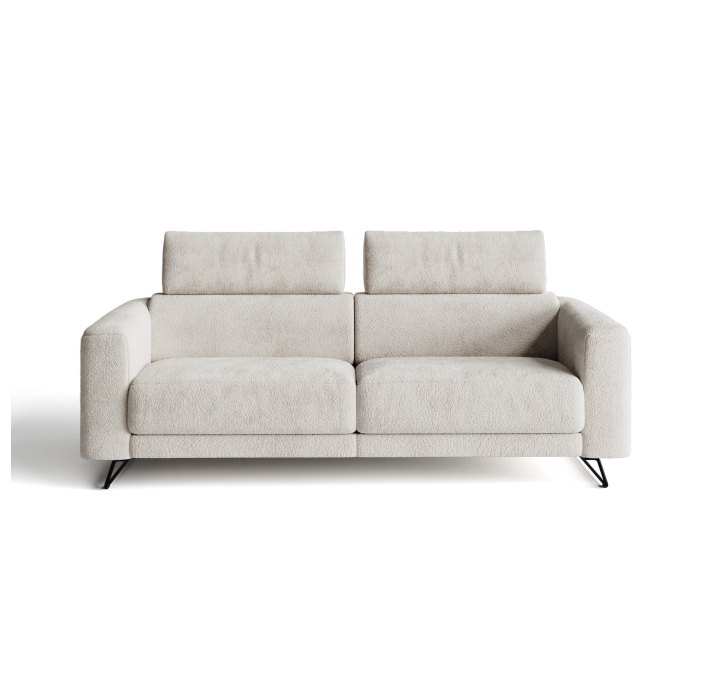 Диван MATHEO B100-220-100B/58/VIVA ANGORA /DYNASPRING/03BL/E,Z,E,R