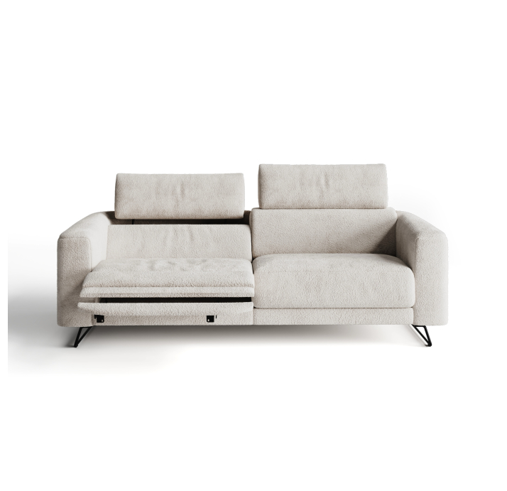 Диван MATHEO B100-220-100B/58/VIVA ANGORA /DYNASPRING/03BL/E,Z,E,R