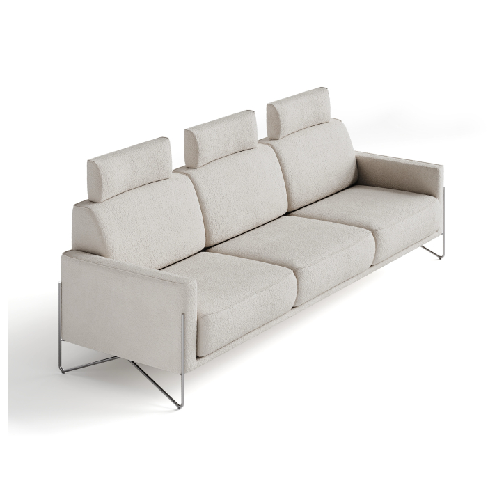 Диван MILLER B92-280-92B/58/VIVA ANGORA /BULTEX/01BL/E,E,E,R