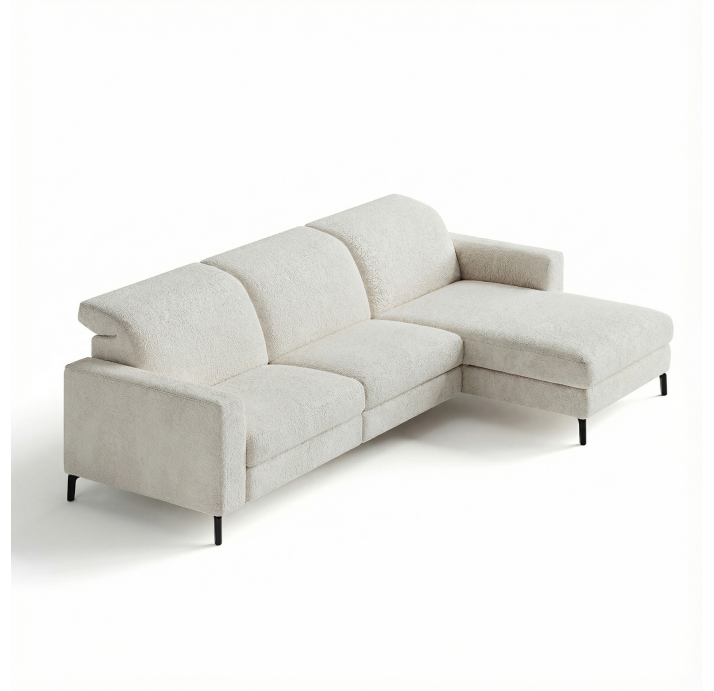 Диван FRATINO B101-300-163L/VIVA OFFWHITE/BULTEX/01BL/E,E,E