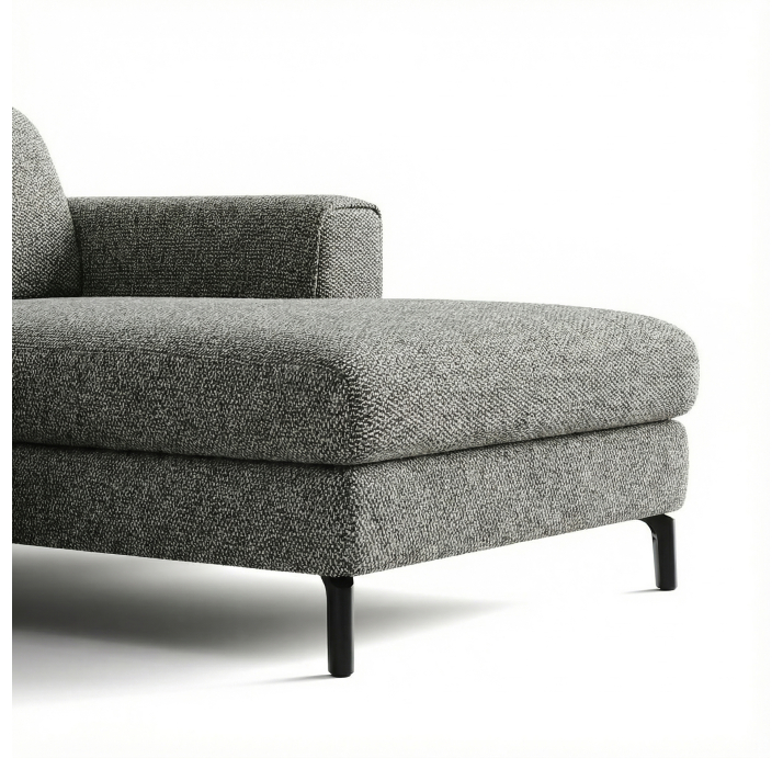 Диван FRATINO B101-300-163L/AMIRI CARBON/BULTEX/01BL/E,E,E