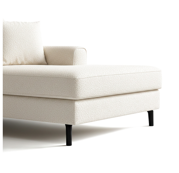 Диван FONTANE B100-300-167L/VIVA OFFWHITE/BULTEX/01BL/