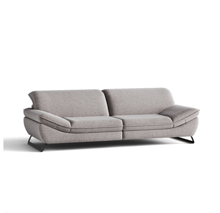 Диван ROMANO B100-220-100B/WEMBLEY PERLE/VISCOTEX/01BL/