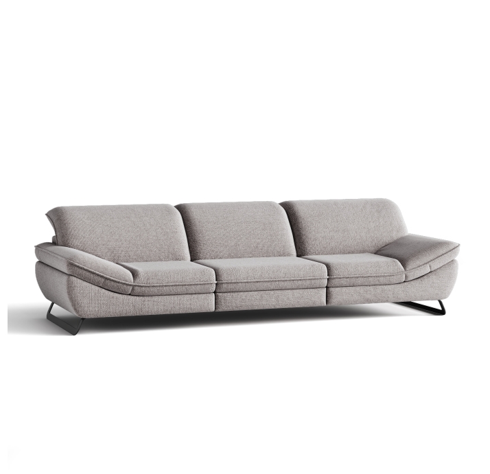 Диван ROMANO B100-280-100B/WEMBLEY PERLE/VISCOTEX/01BL/