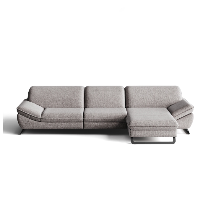 Диван ROMANO B100-300-167L/WEMBLEY PERLE/VISCOTEX/01BL/