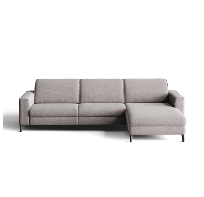 Диван FRATINO B94-300-163L/WEMBLEY PERLE/BULTEX/01 BLACK/