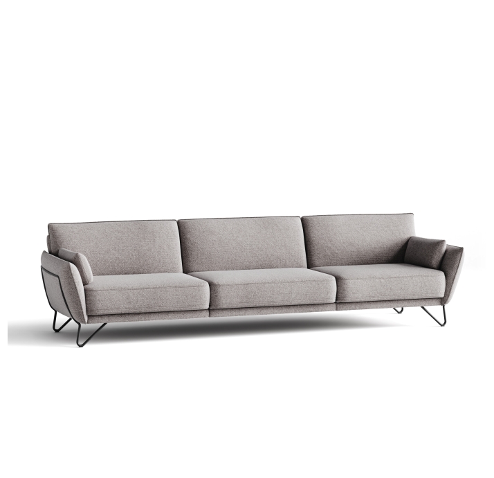 Диван MONTEGO B90-280-90B/WEMBLEY PERLE/BULTEX/01BL/