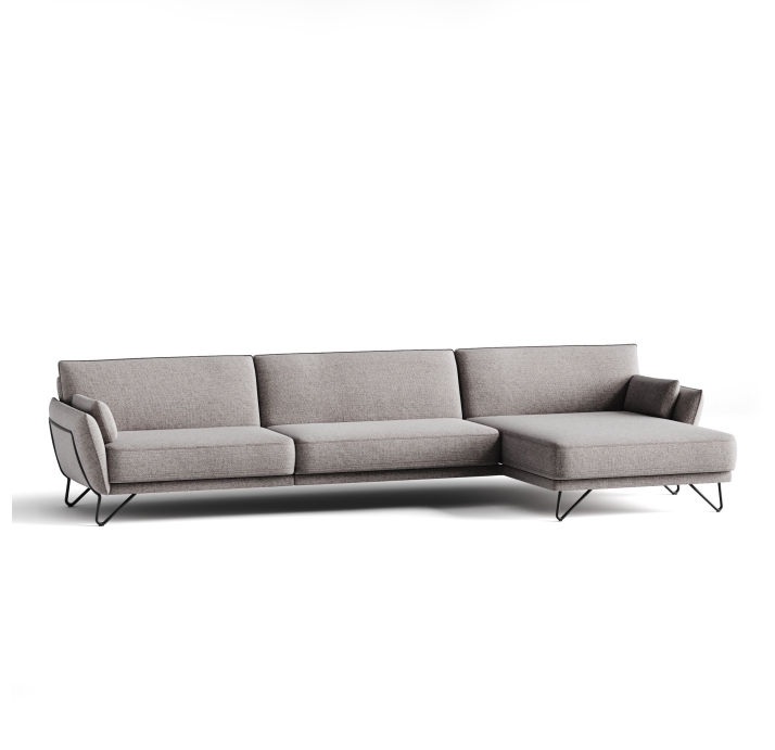 Диван MONTEGO B90-300-151L/WEMBLEY PERLE/BULTEX/01BL/
