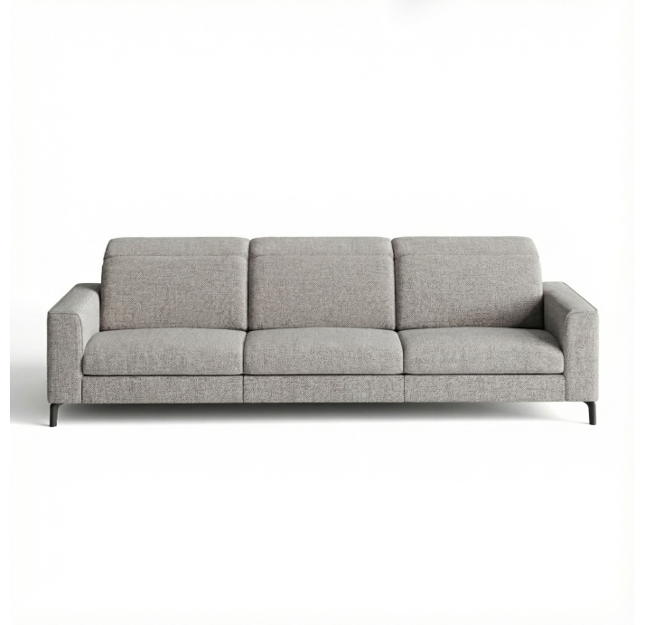 Диван FRATINO B101-280-101B/WEMBLEY PERLE/HR40/01 BLACK/R,E,E,E