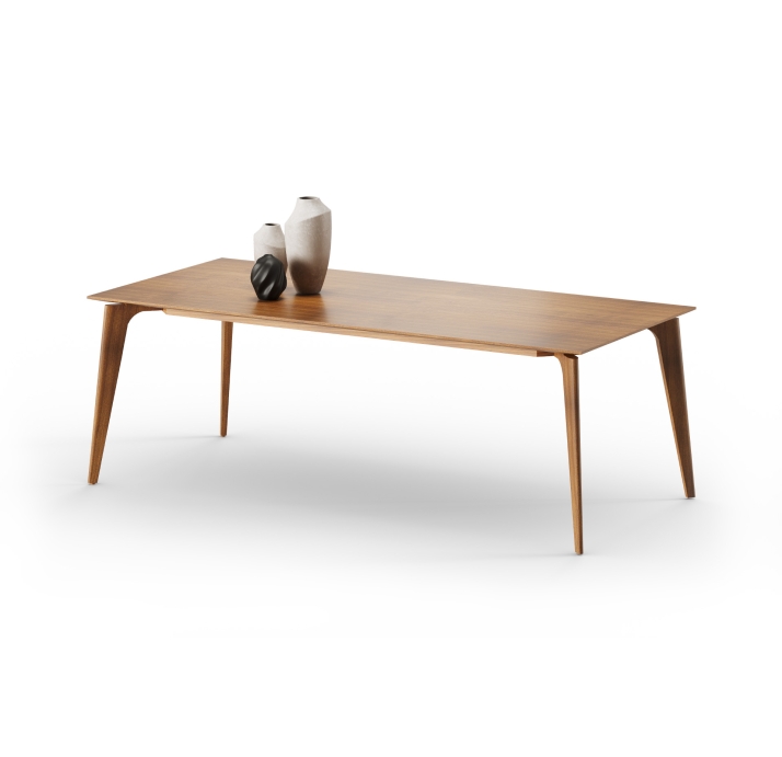 Стол обеденный MARGO DINING TABLE Natural walnut veneer Natural walnut veneer  220X100X75 СМ. (FUG00