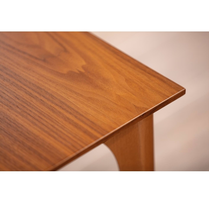 Стол журнальный MARGO SIDE TABLE Natural walnut veneer Natural walnut veneer  55X55X60 СМ. (FUG00198