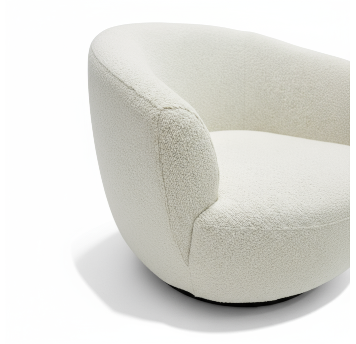 Кресло BONO 80/VIVA OFFWHITE/BIOFLEX/встроенные/