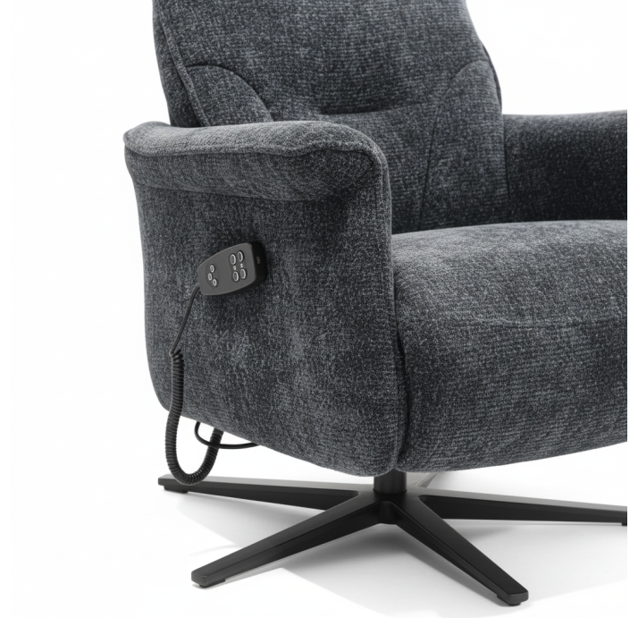 Кресло MELODY B77B/52/RAMIRO NIGHT/01BR BRUSHED/R,E