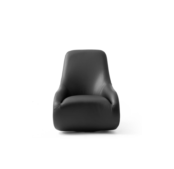 Кресло DALI 80/Naturel leather BLACK/встроенные/
