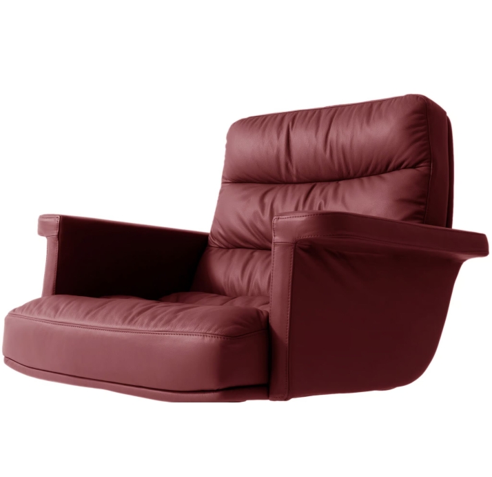 Кресло VERO 88/Naturel leather RED/встроенные/