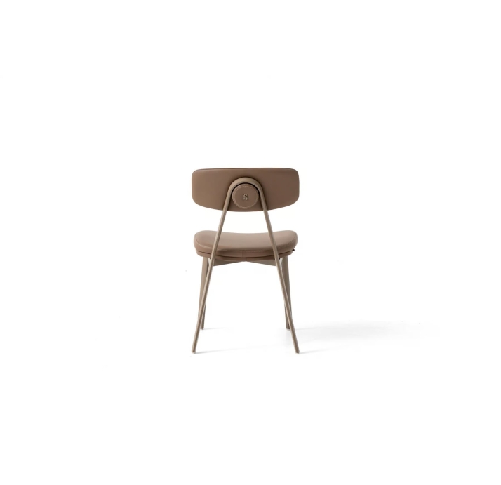 Стул интерьерный LANS CHAIR Leather 1 BEIGE  Бежевый (NRM05755)