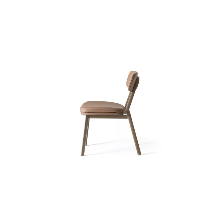 Стул интерьерный LANS CHAIR Leather 1 BEIGE  Бежевый (NRM05755)