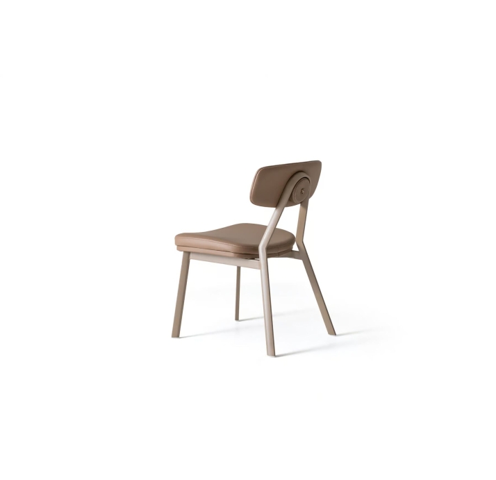 Стул интерьерный LANS CHAIR Leather 1 BEIGE  Бежевый (NRM05755)