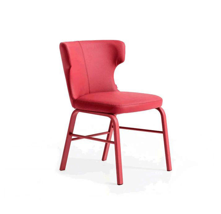 Стул интерьерный OVAL CHAIR MIURA 324  Красный (NRM05752)