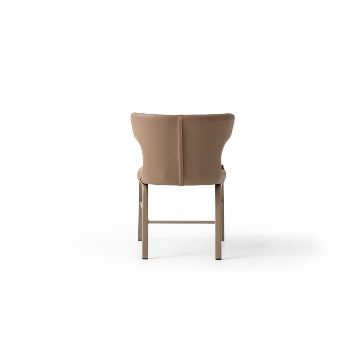 Стул интерьерный OVAL CHAIR Leather 1 BEIGE  Бежевый (NRM05750)