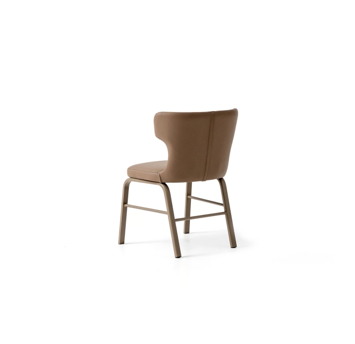 Стул интерьерный OVAL CHAIR Leather 1 BEIGE  Бежевый (NRM05750)