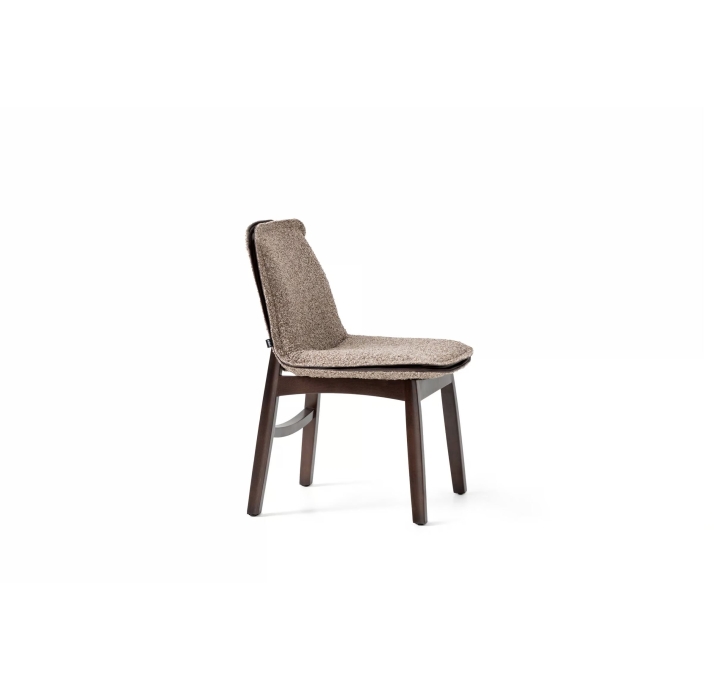 Стул интерьерный SHINE CHAIR unknown 1 BEIGE  AMERICAN WALNUT (NRM05754)
