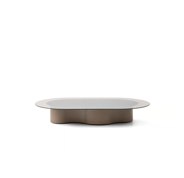 Стол журнальный PERA COFFEE TABLE ANTIQUE BRONZE BRONZE MIRROR  160X95X26 СМ. (NRM05759)