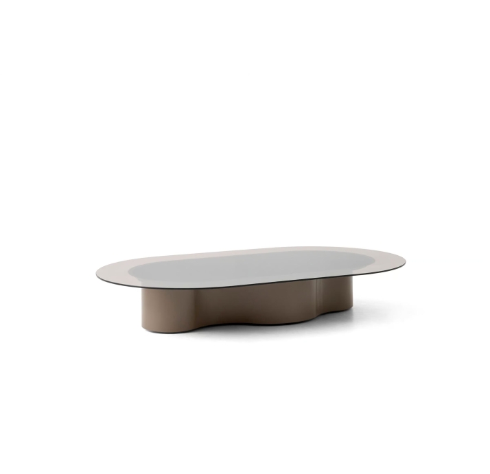 Стол журнальный PERA COFFEE TABLE ANTIQUE BRONZE BRONZE MIRROR  160X95X26 СМ. (NRM05759)