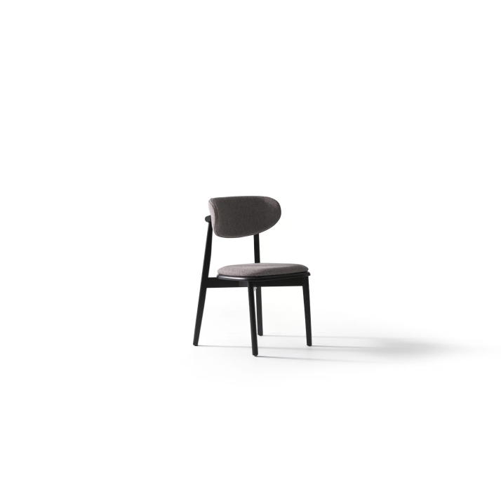 Стул интерьерный GENOVA CHAIR unknown GREY  Черный (NRM05773)