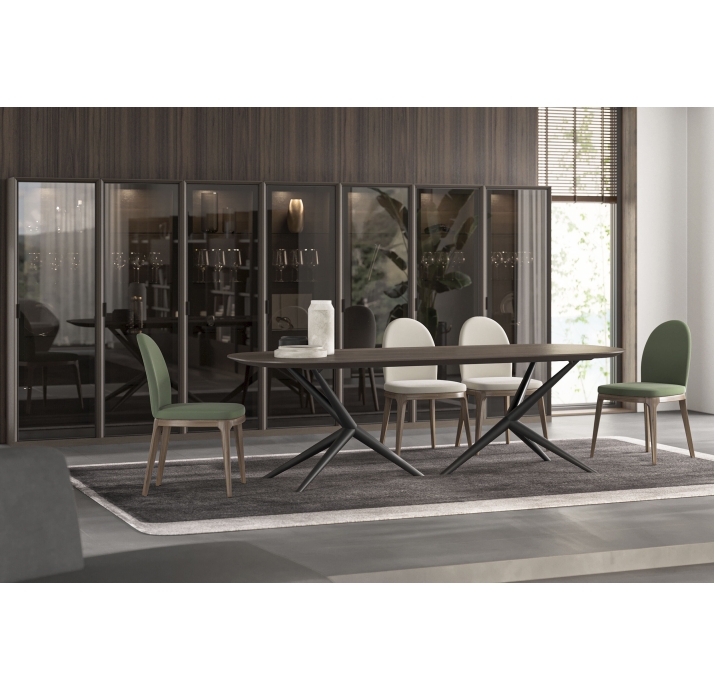 Стул интерьерный EGG CHAIR unknown OLIVE  Черный (NRM05767)