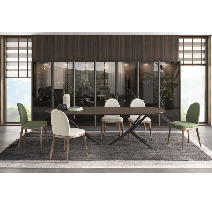Стул интерьерный EGG CHAIR unknown OLIVE  Черный (NRM05767)