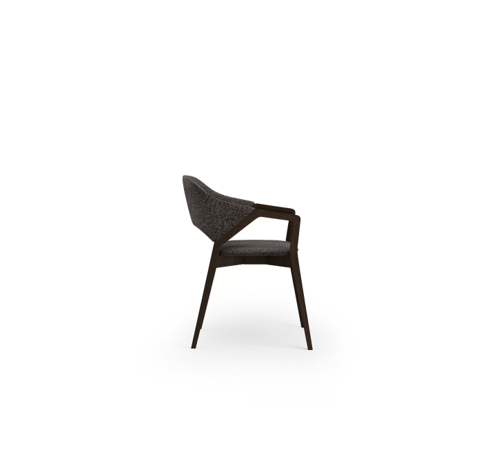 Стул интерьерный KEN CHAIR unknown GREY  AMERICAN WALNUT (NRM05776)