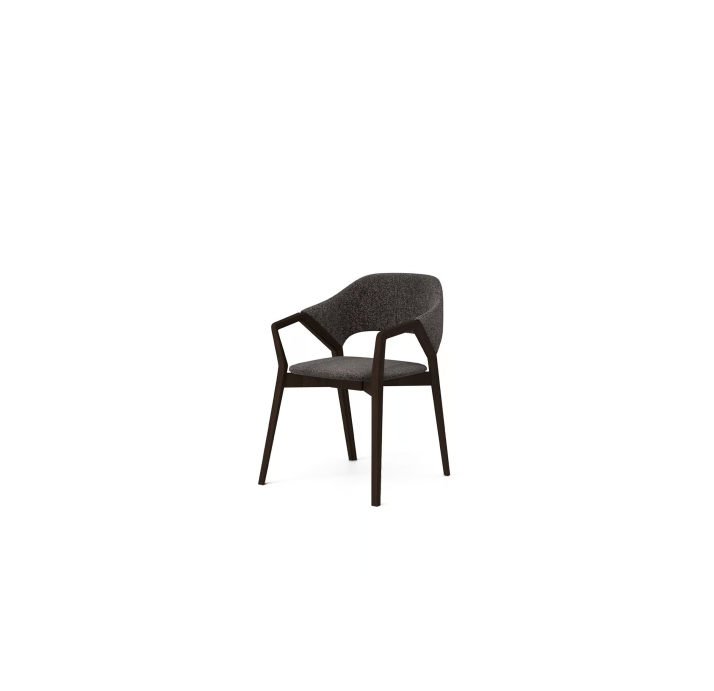 Стул интерьерный KEN CHAIR unknown GREY  AMERICAN WALNUT (NRM05776)