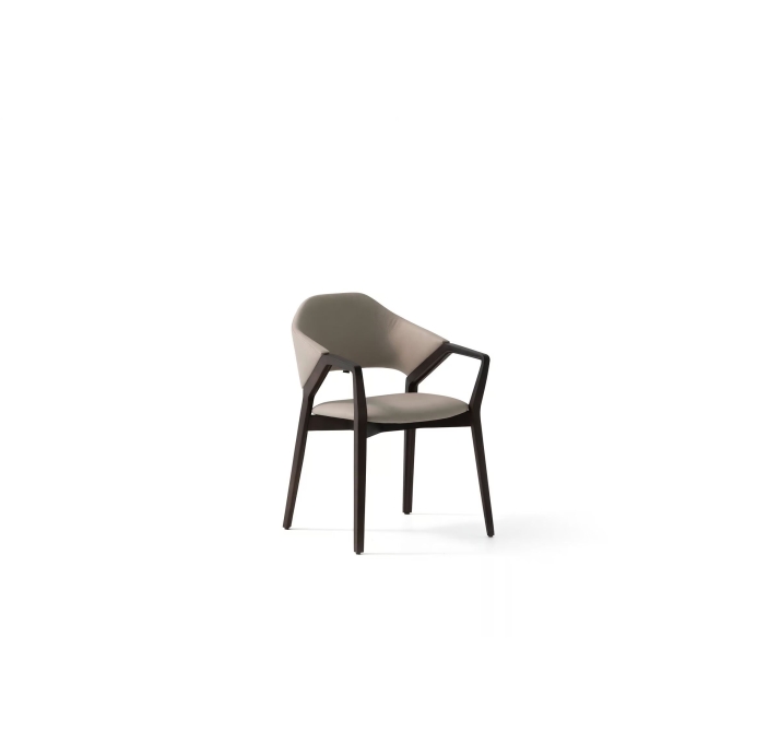 Стул интерьерный KEN CHAIR unknown WHITE  AMERICAN WALNUT (NRM05775)