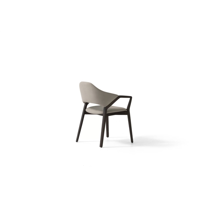 Стул интерьерный KEN CHAIR unknown WHITE  AMERICAN WALNUT (NRM05775)