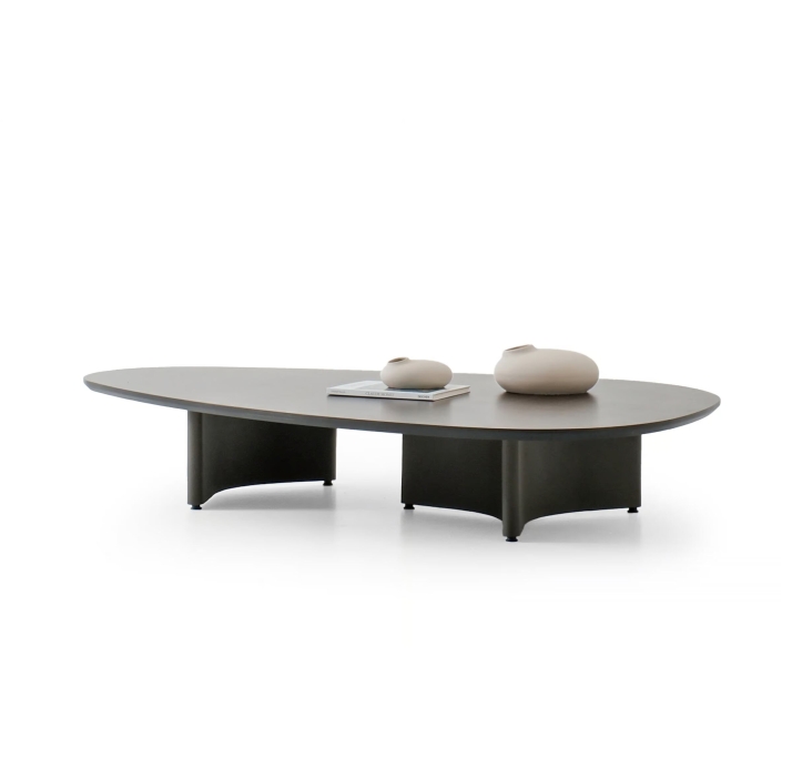 Стол журнальный LAVA COFFEE TABLE EMPT AMERICAN WALNUT  160X105X26 СМ. (NRM05788)
