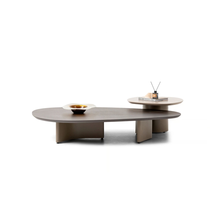 Стол журнальный LAVA COFFEE TABLE EMPT AMERICAN WALNUT  160X105X26 СМ. (NRM05788)