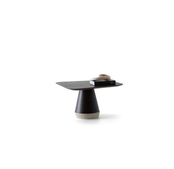 Стол журнальный VIVIENNE COFFEE TABLE BLACK AMERICAN WALNUT  75X60X43 СМ. (NRM05806)