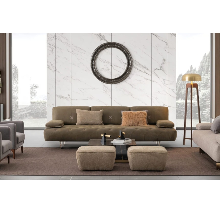 Пуф DORIA POUF 58X38X42 см. unknown LIGHT GREY (NRM05951)