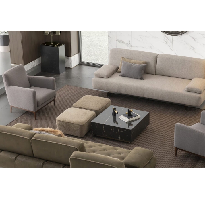 Пуф DORIA POUF 58X38X42 см. unknown LIGHT GREY (NRM05951)
