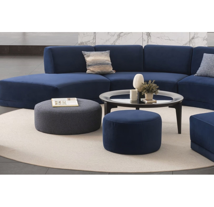 Пуф CHELSEA POUF 60X60X35 см. unknown BLUE (NRM05941)