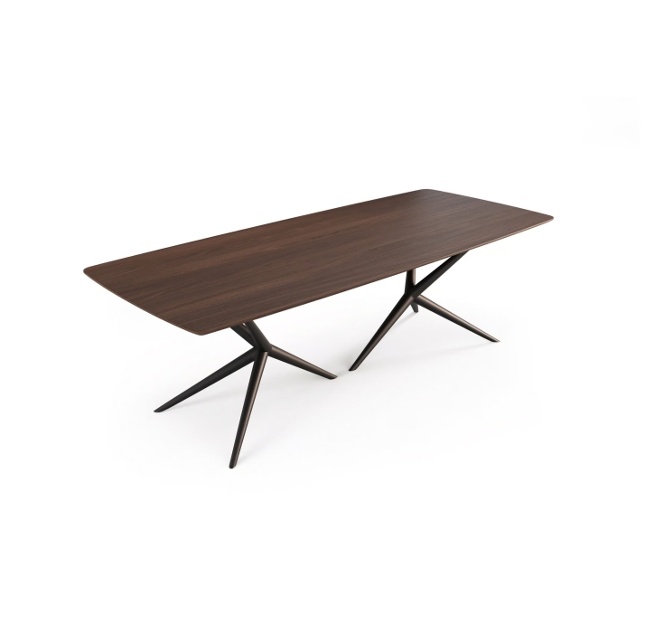 Стол обеденный ARAGON DINING TABLE BROWN AMERICAN WALNUT  249X103X76 СМ. (NRM06081)